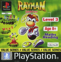 Rayman Junior Level 3 PAL Playstation  box art